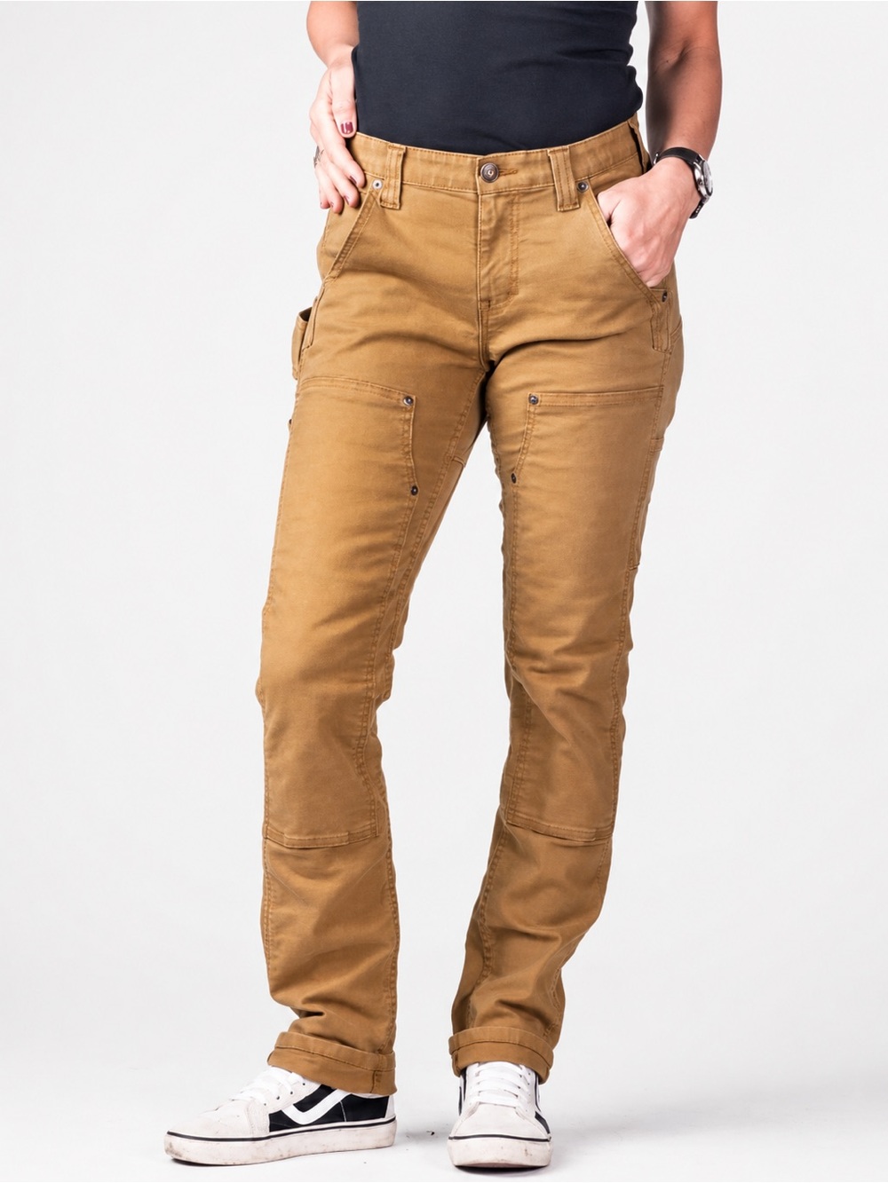Dovetail Workwear NWT Maven X Work Pants Saddle Brown Canvas Womens 8x30